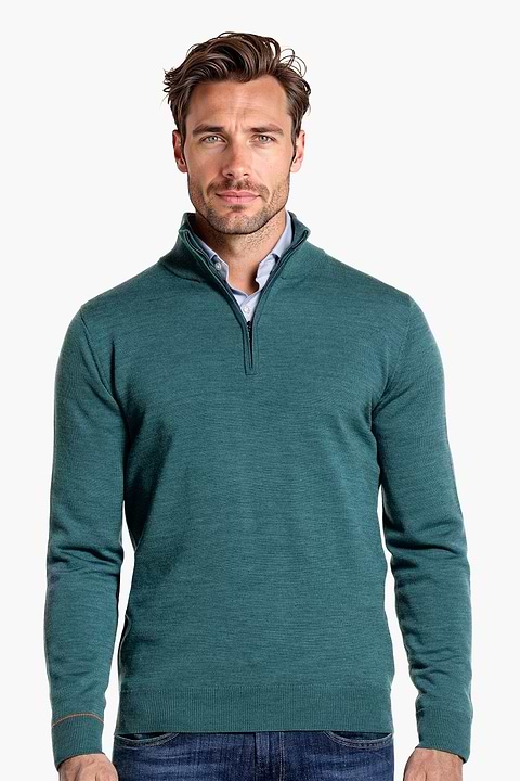 Zip Extra Long Kingfisher Petrol - Base Image