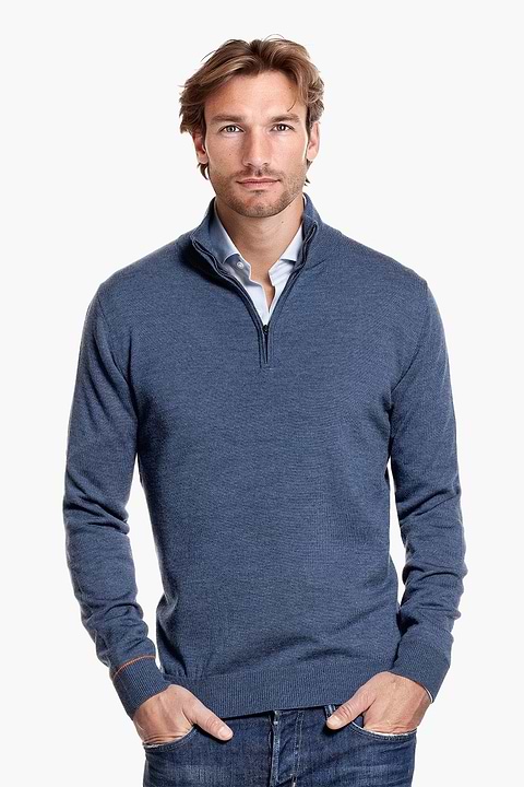 Joe Zip Jeans Blue - Base Image