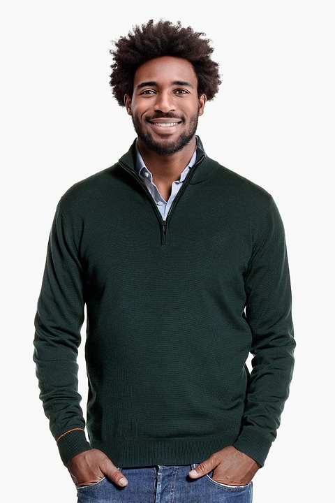 Joe Zip Very Dark Green - Base Image