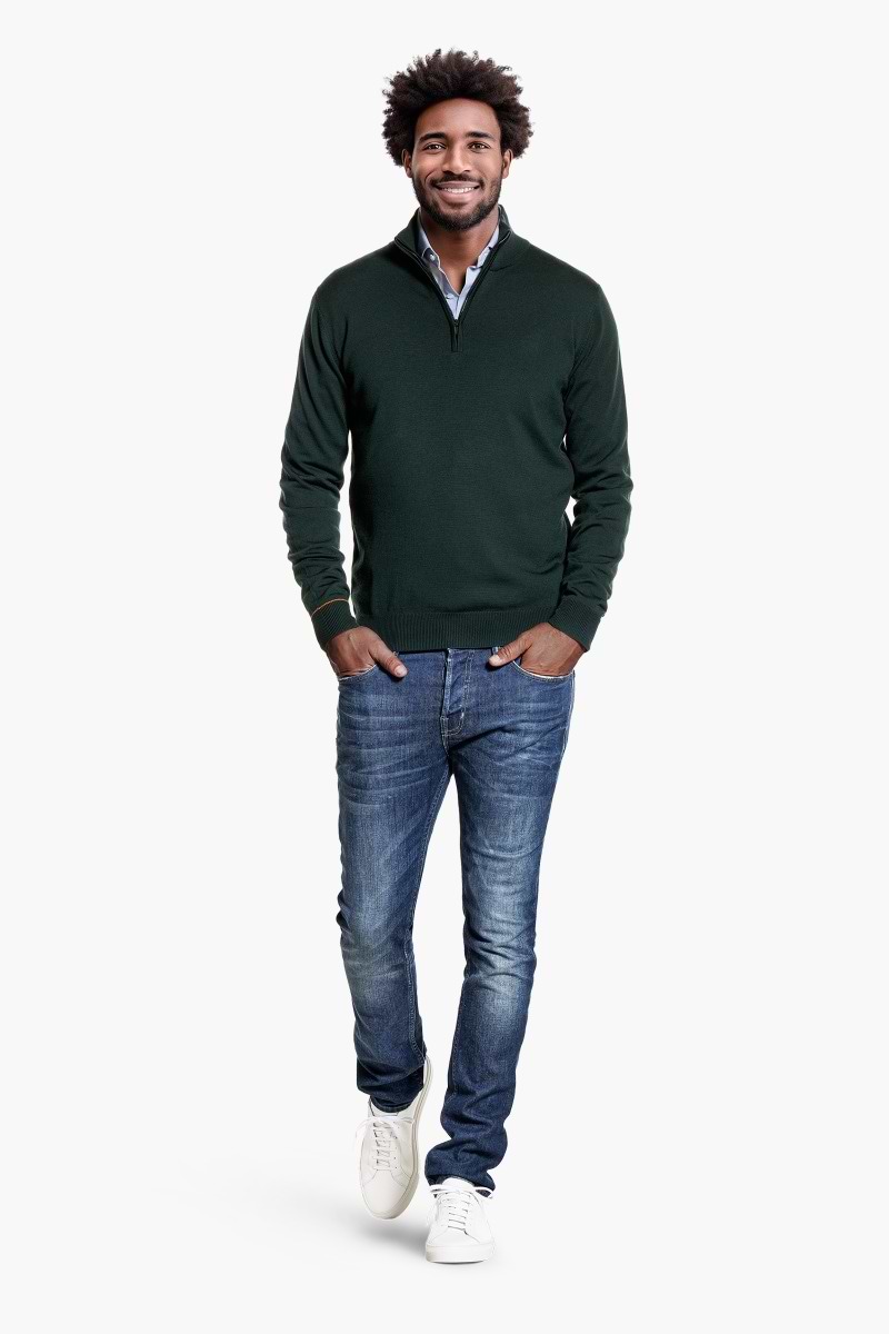 Joe Zip Very Dark Green