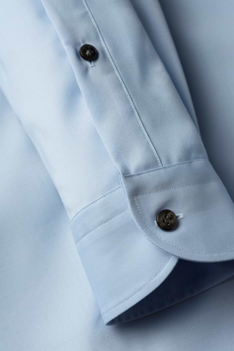 Woven Shirt Light Blue Grey Buttons