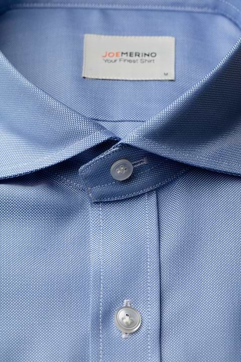 Woven Shirt Oxford Mid Blue	 - Base Image