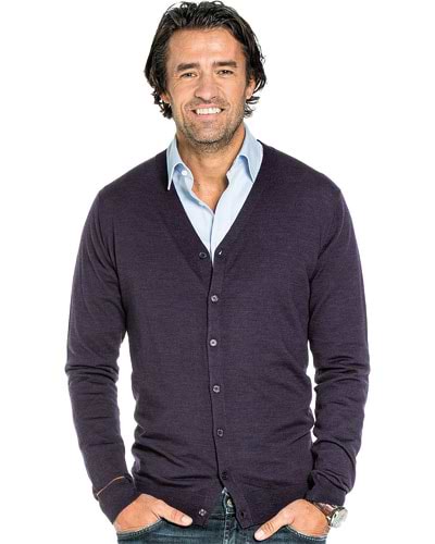 Lila Strickjacke Herren