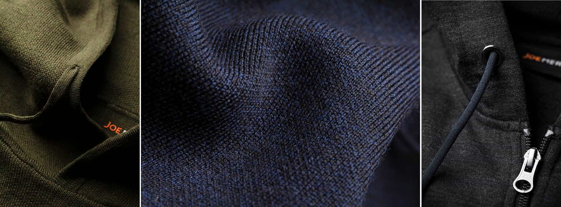 Verschiedene Hoodies in unterschiedlichen Farben