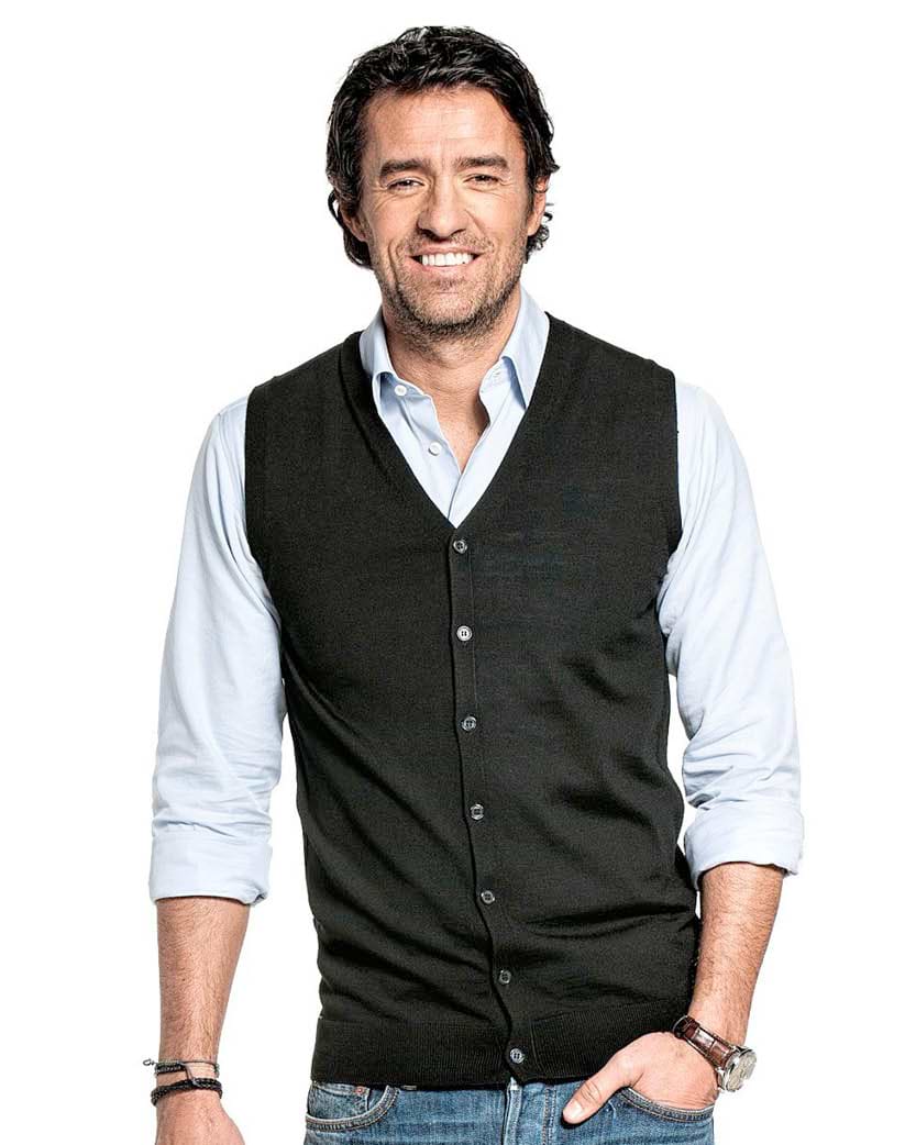 Herren Cardigan Schwarz