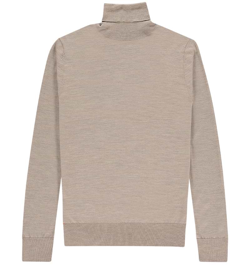Rollkragenpullover aus Merinowolle