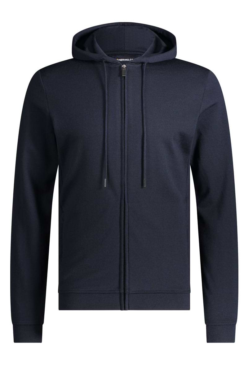 wollen hoodie met rits als cadeau