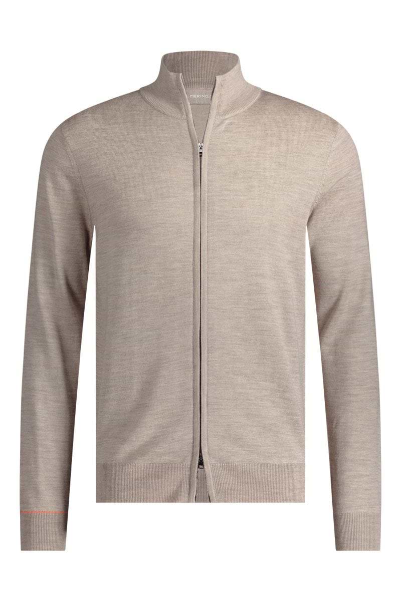 wollen vest met een 2-way rits als cadeau
