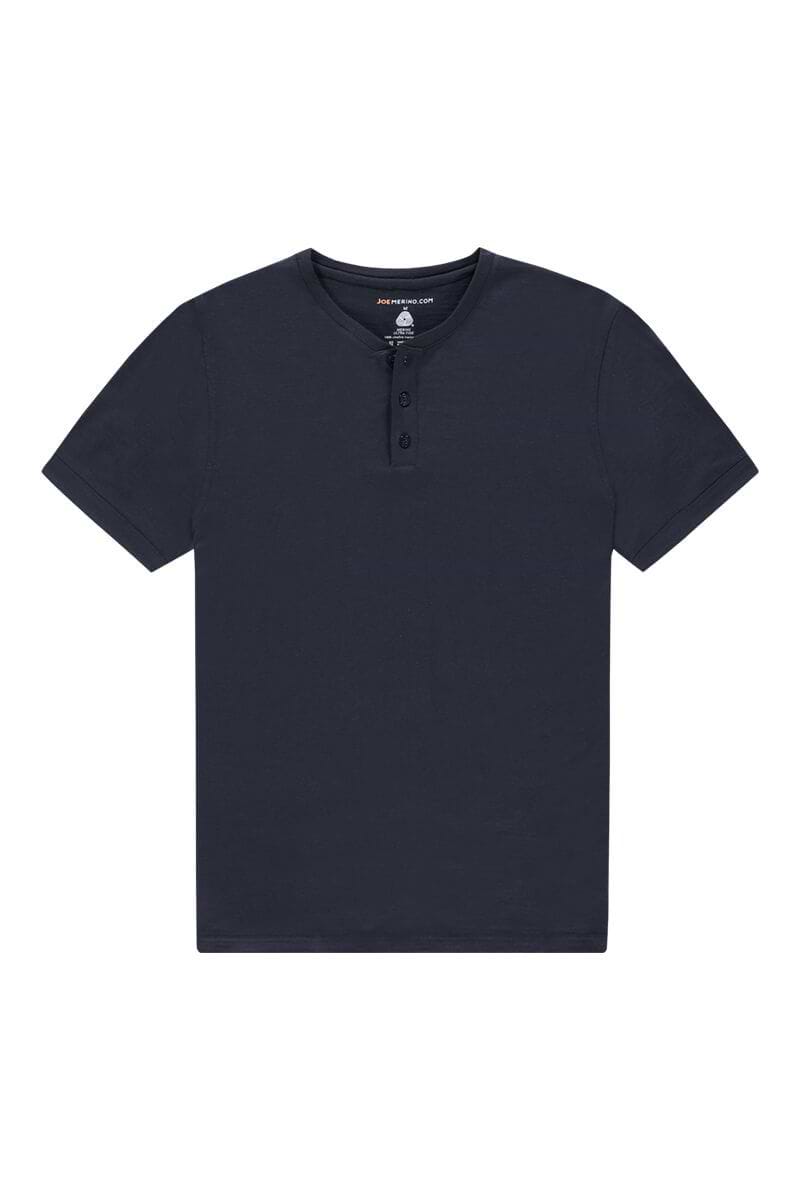 Merino Funktionsshirt in Dunkelblau