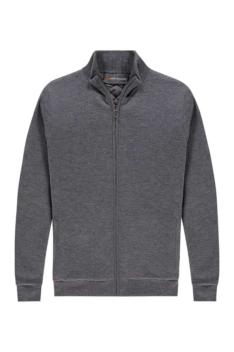 warm vest in het grijs