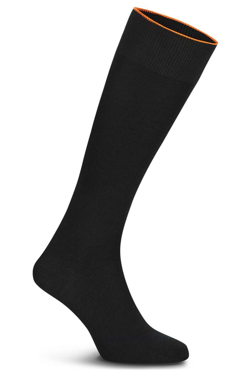 Merino Unterwäsche Herren Kniestrümpfe in Schwarz