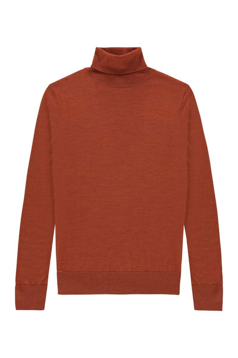 Heren coltrui in het rood